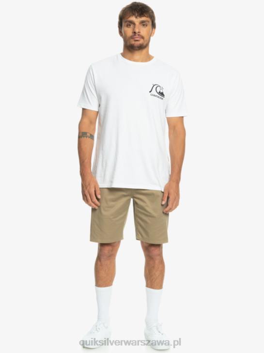 mężczyźni Quiksilver codzienne szorty chino 20 ze stretchem Union 4DBV854 drewno wiązu
