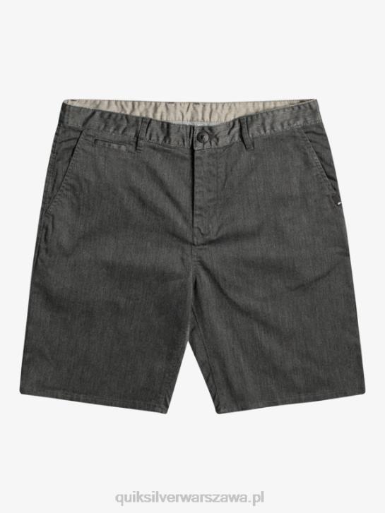 mężczyźni Quiksilver codzienne szorty chino 20 ze stretchem Union 4DBV855 ciemnoszary wrzos
