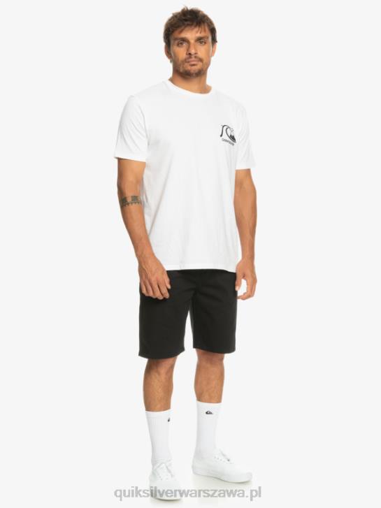 mężczyźni Quiksilver codzienne szorty chino 20 ze stretchem Union 4DBV856 czarny