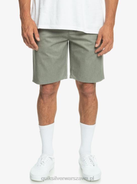 mężczyźni Quiksilver codzienne szorty chino 20 ze stretchem Union 4DBV858 jasnoszary wrzos