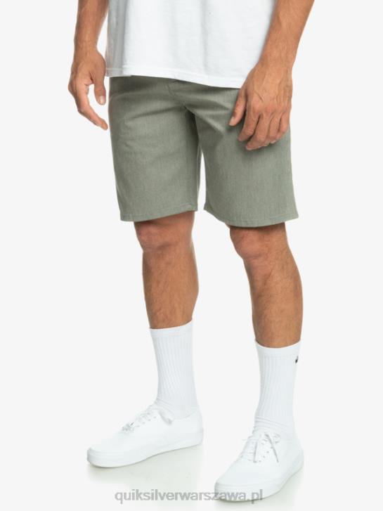 mężczyźni Quiksilver codzienne szorty chino 20 ze stretchem Union 4DBV858 jasnoszary wrzos