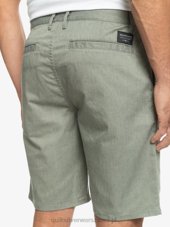 mężczyźni Quiksilver codzienne szorty chino 20 ze stretchem Union 4DBV858 jasnoszary wrzos