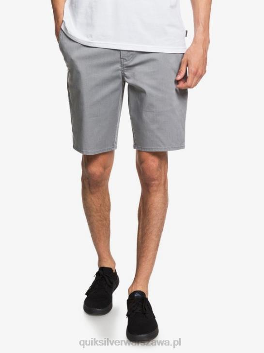 mężczyźni Quiksilver codzienne szorty typu chino ze stretchem 20 4DBV1312 jasnoszary wrzos