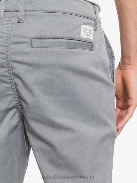 mężczyźni Quiksilver codzienne szorty typu chino ze stretchem 20 4DBV1312 jasnoszary wrzos
