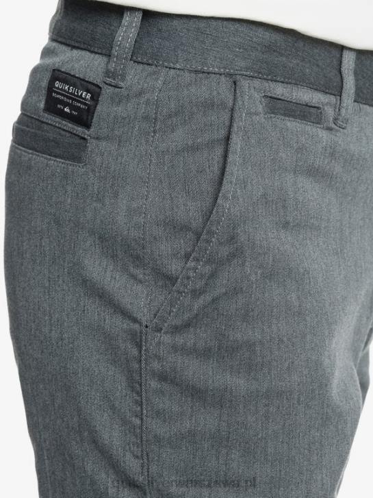 mężczyźni Quiksilver codzienne szorty typu chino ze stretchem 20 4DBV1313 ciemnoszary wrzos