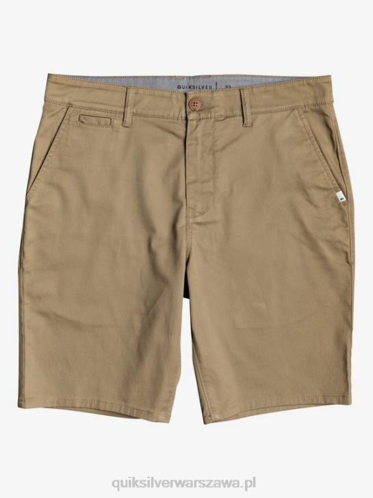 mężczyźni Quiksilver codzienne szorty typu chino ze stretchem 20 4DBV1315 drewno wiązu