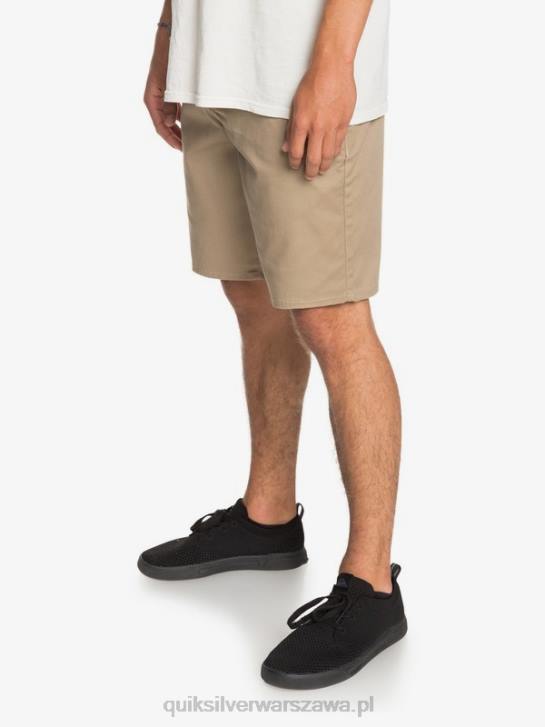 mężczyźni Quiksilver codzienne szorty typu chino ze stretchem 20 4DBV1315 drewno wiązu