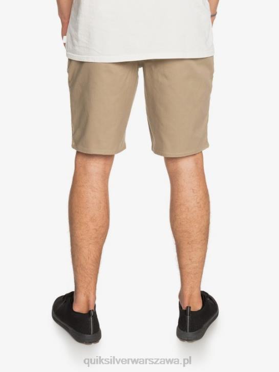 mężczyźni Quiksilver codzienne szorty typu chino ze stretchem 20 4DBV1315 drewno wiązu