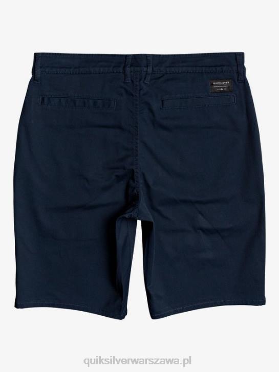 mężczyźni Quiksilver codzienne szorty typu chino ze stretchem 20 4DBV1316 granatowa marynarka