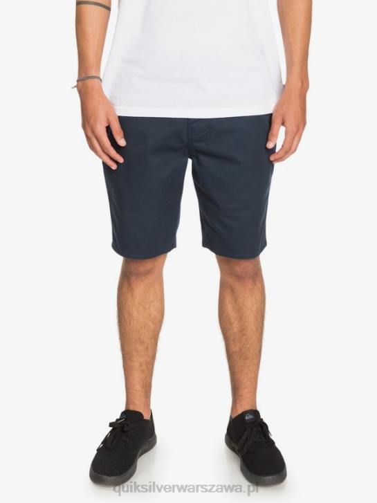 mężczyźni Quiksilver codzienne szorty typu chino ze stretchem 20 4DBV1316 granatowa marynarka