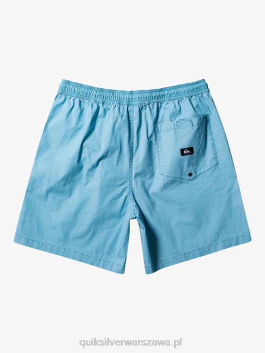 mężczyźni Quiksilver elastyczne szorty Taxer 4DBV319 kamea niebieski