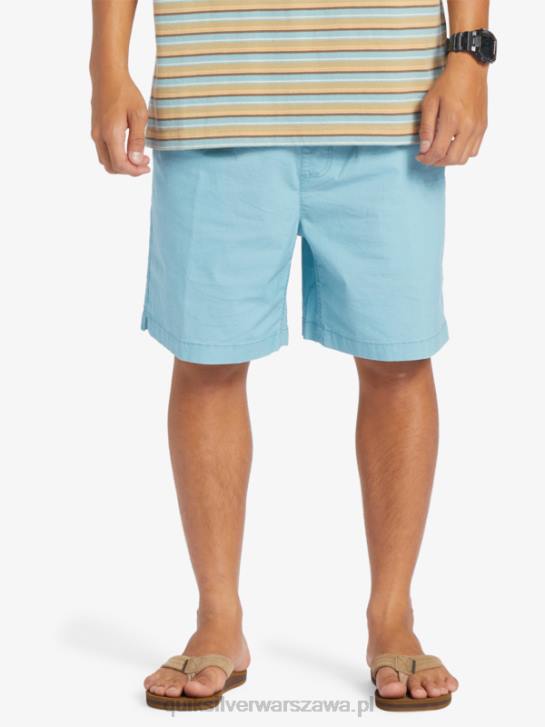 mężczyźni Quiksilver elastyczne szorty Taxer 4DBV319 kamea niebieski