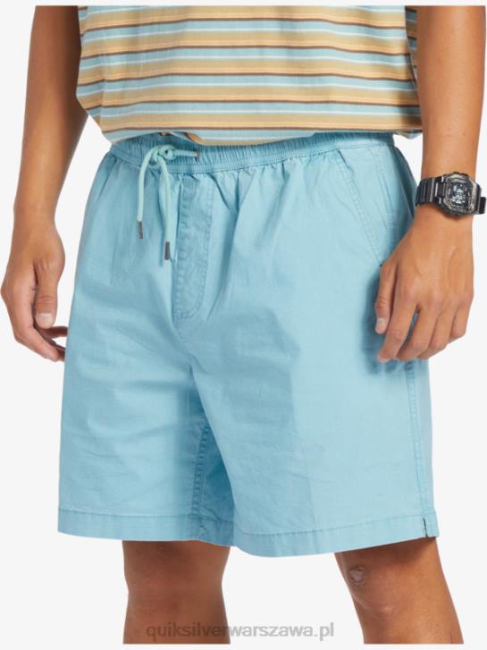 mężczyźni Quiksilver elastyczne szorty Taxer 4DBV319 kamea niebieski
