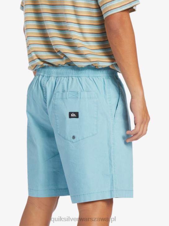 mężczyźni Quiksilver elastyczne szorty Taxer 4DBV319 kamea niebieski