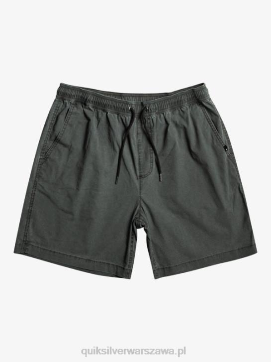 mężczyźni Quiksilver elastyczne szorty Taxer 4DBV321 czarny