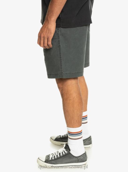 mężczyźni Quiksilver elastyczne szorty Taxer 4DBV321 czarny