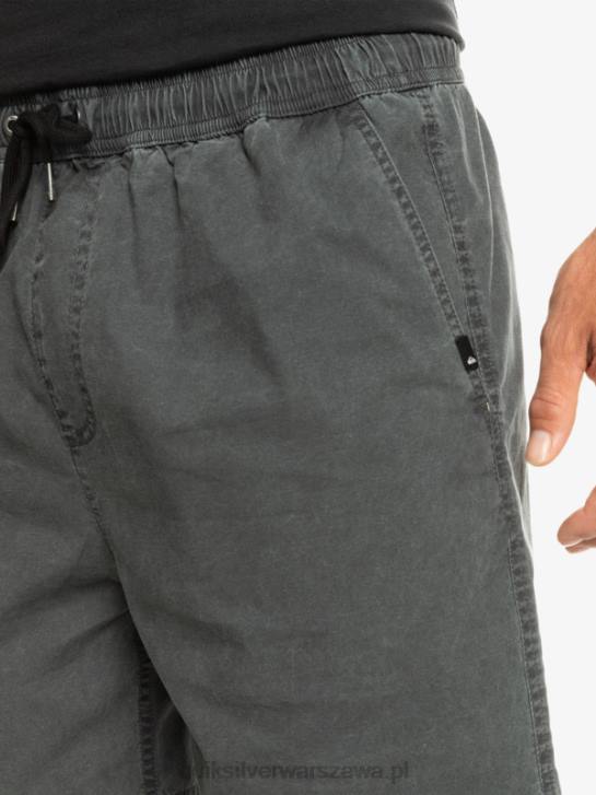 mężczyźni Quiksilver elastyczne szorty Taxer 4DBV321 czarny