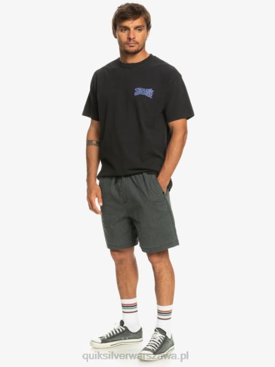mężczyźni Quiksilver elastyczne szorty Taxer 4DBV321 czarny