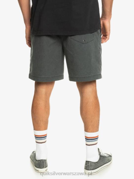 mężczyźni Quiksilver elastyczne szorty Taxer 4DBV321 czarny