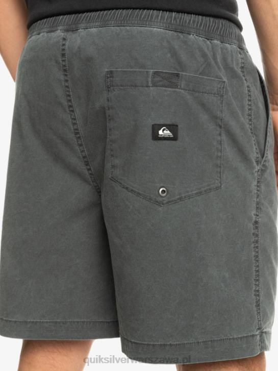 mężczyźni Quiksilver elastyczne szorty Taxer 4DBV321 czarny