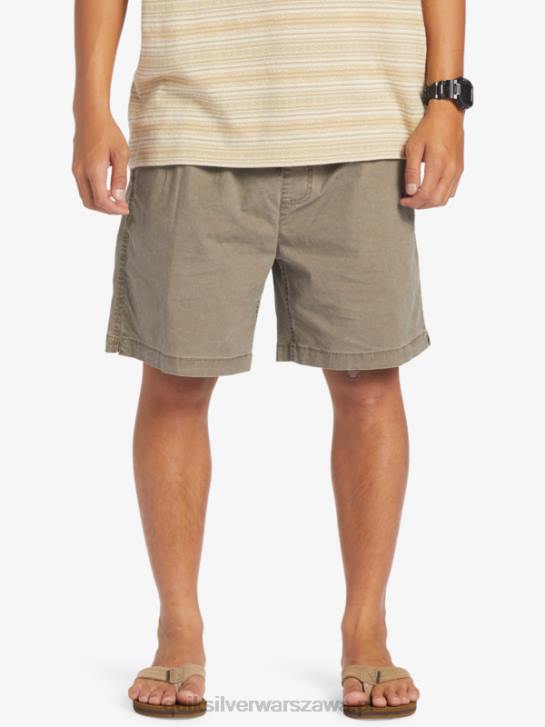 mężczyźni Quiksilver elastyczne szorty Taxer 4DBV322 chipsy czekoladowe