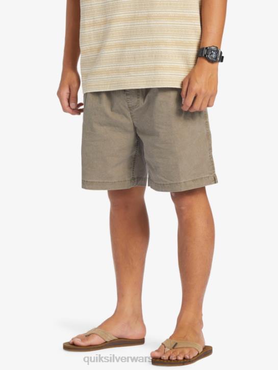 mężczyźni Quiksilver elastyczne szorty Taxer 4DBV322 chipsy czekoladowe