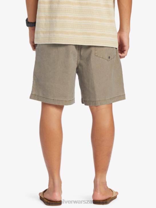 mężczyźni Quiksilver elastyczne szorty Taxer 4DBV322 chipsy czekoladowe