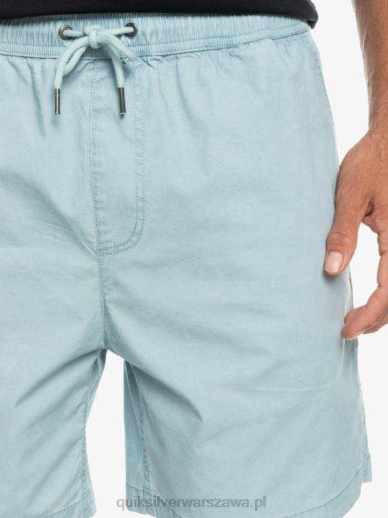 mężczyźni Quiksilver elastyczne szorty Taxer 4DBV324 niebiański błękit