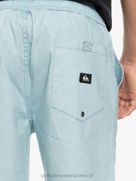 mężczyźni Quiksilver elastyczne szorty Taxer 4DBV324 niebiański błękit