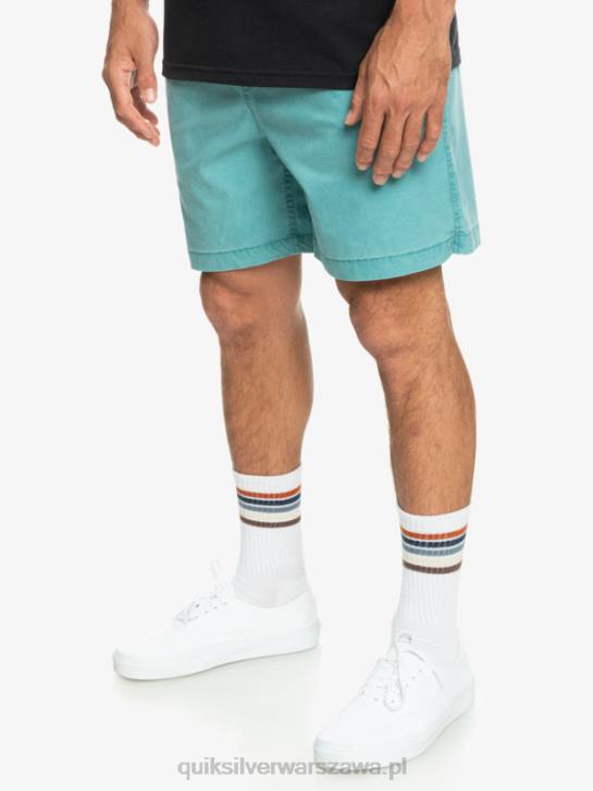 mężczyźni Quiksilver elastyczne szorty Taxer 4DBV325 bretoński niebieski
