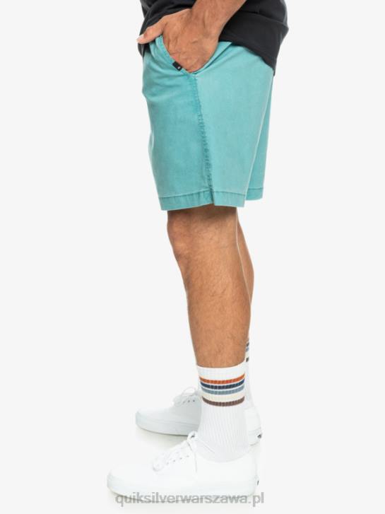 mężczyźni Quiksilver elastyczne szorty Taxer 4DBV325 bretoński niebieski