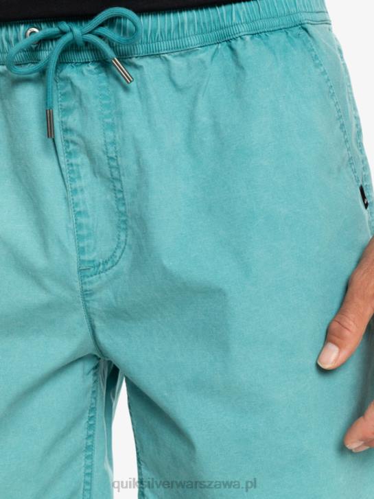 mężczyźni Quiksilver elastyczne szorty Taxer 4DBV325 bretoński niebieski