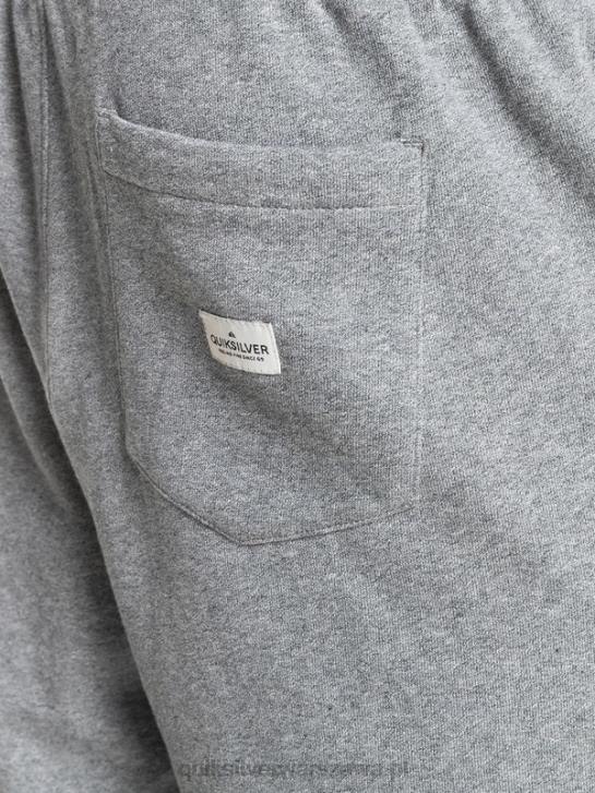 mężczyźni Quiksilver essentials 19 organiczne szorty 4DBV1659 jasnoszary wrzos