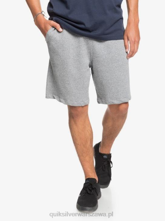 mężczyźni Quiksilver essentials 19 organiczne szorty 4DBV1659 jasnoszary wrzos