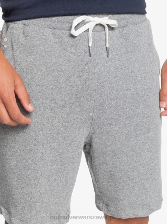 mężczyźni Quiksilver essentials 19 organiczne szorty 4DBV1659 jasnoszary wrzos