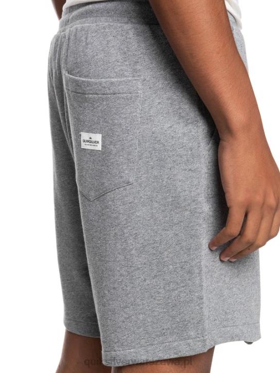mężczyźni Quiksilver essentials 19 organiczne szorty 4DBV1659 jasnoszary wrzos