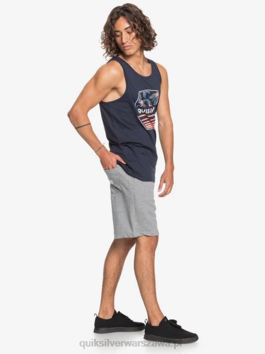 mężczyźni Quiksilver essentials 19 organiczne szorty 4DBV1659 jasnoszary wrzos