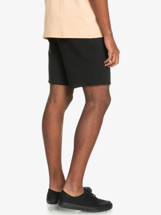 mężczyźni Quiksilver essentials 19 organiczne szorty 4DBV1660 czarny