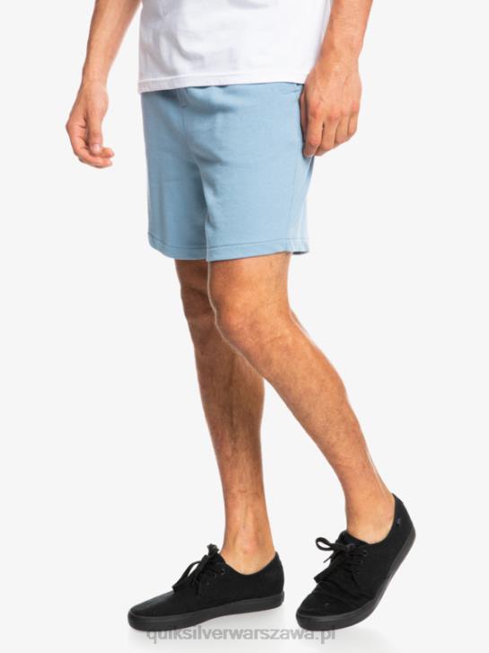 mężczyźni Quiksilver essentials 19 organiczne szorty 4DBV1661 wyblakły dżins