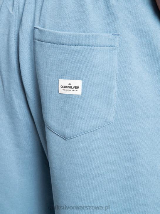 mężczyźni Quiksilver essentials 19 organiczne szorty 4DBV1661 wyblakły dżins