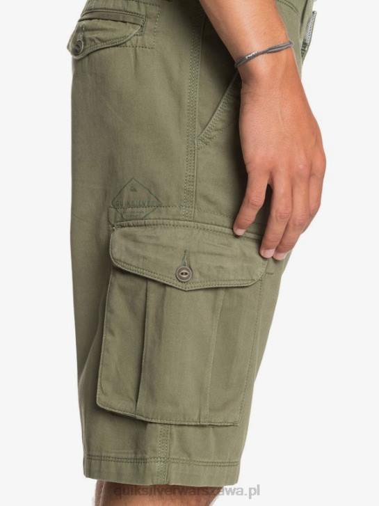 mężczyźni Quiksilver kluczowe szorty bojówki Battle 21 4DBV1523 czterolistna koniczyna