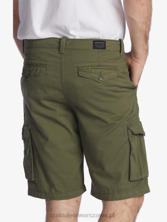 mężczyźni Quiksilver kluczowe szorty bojówki Battle 21 4DBV1523 czterolistna koniczyna