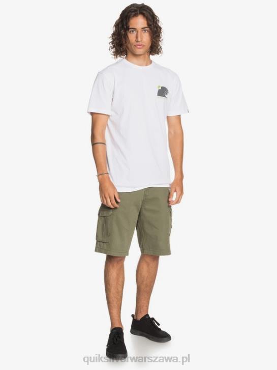 mężczyźni Quiksilver kluczowe szorty bojówki Battle 21 4DBV1523 czterolistna koniczyna