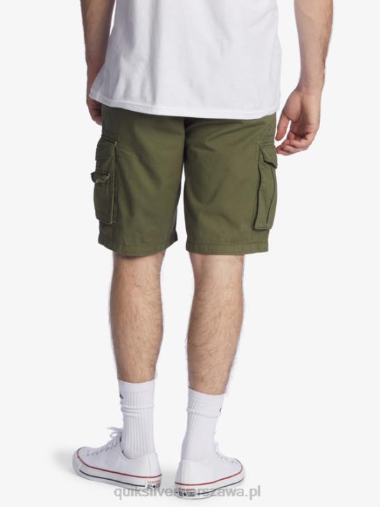 mężczyźni Quiksilver kluczowe szorty bojówki Battle 21 4DBV1523 czterolistna koniczyna