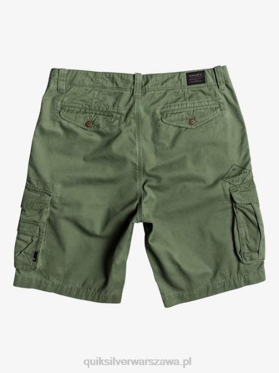 mężczyźni Quiksilver kluczowe szorty bojówki Battle 21 4DBV1523 czterolistna koniczyna