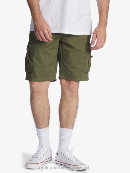 mężczyźni Quiksilver kluczowe szorty bojówki Battle 21 4DBV1523 czterolistna koniczyna
