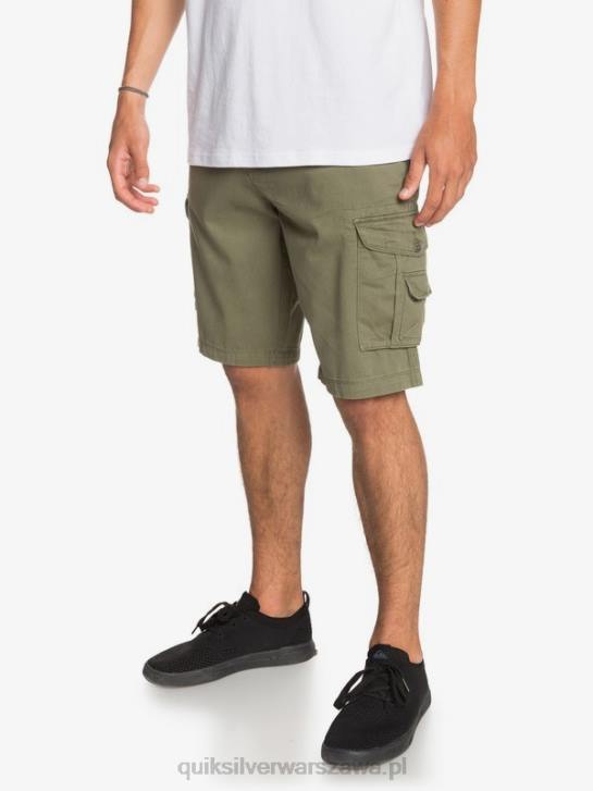 mężczyźni Quiksilver kluczowe szorty bojówki Battle 21 4DBV1523 czterolistna koniczyna