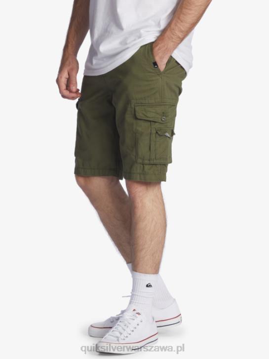 mężczyźni Quiksilver kluczowe szorty bojówki Battle 21 4DBV1523 czterolistna koniczyna