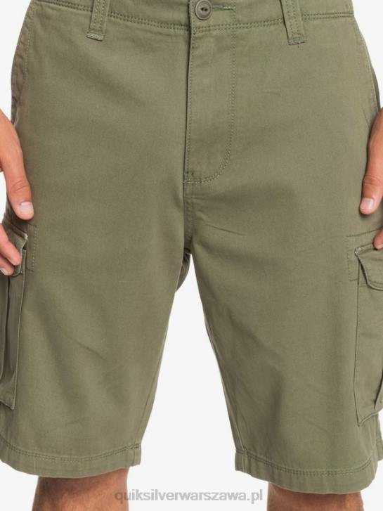 mężczyźni Quiksilver kluczowe szorty bojówki Battle 21 4DBV1523 czterolistna koniczyna