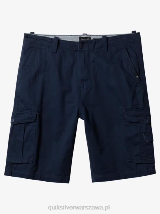 mężczyźni Quiksilver kluczowe szorty bojówki Battle 21 4DBV1524 granatowa marynarka